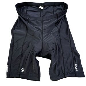 Canari Padded Cycling Bike Shorts Size XL Black Compression Triathlon Riding